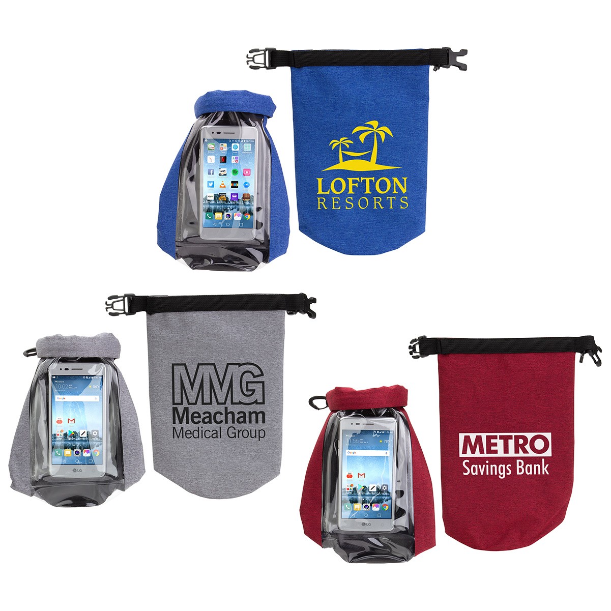 Create Virtual Sample Download 2-Liter Waterproof Gear Bag with Touch-Thru Phone Pocket