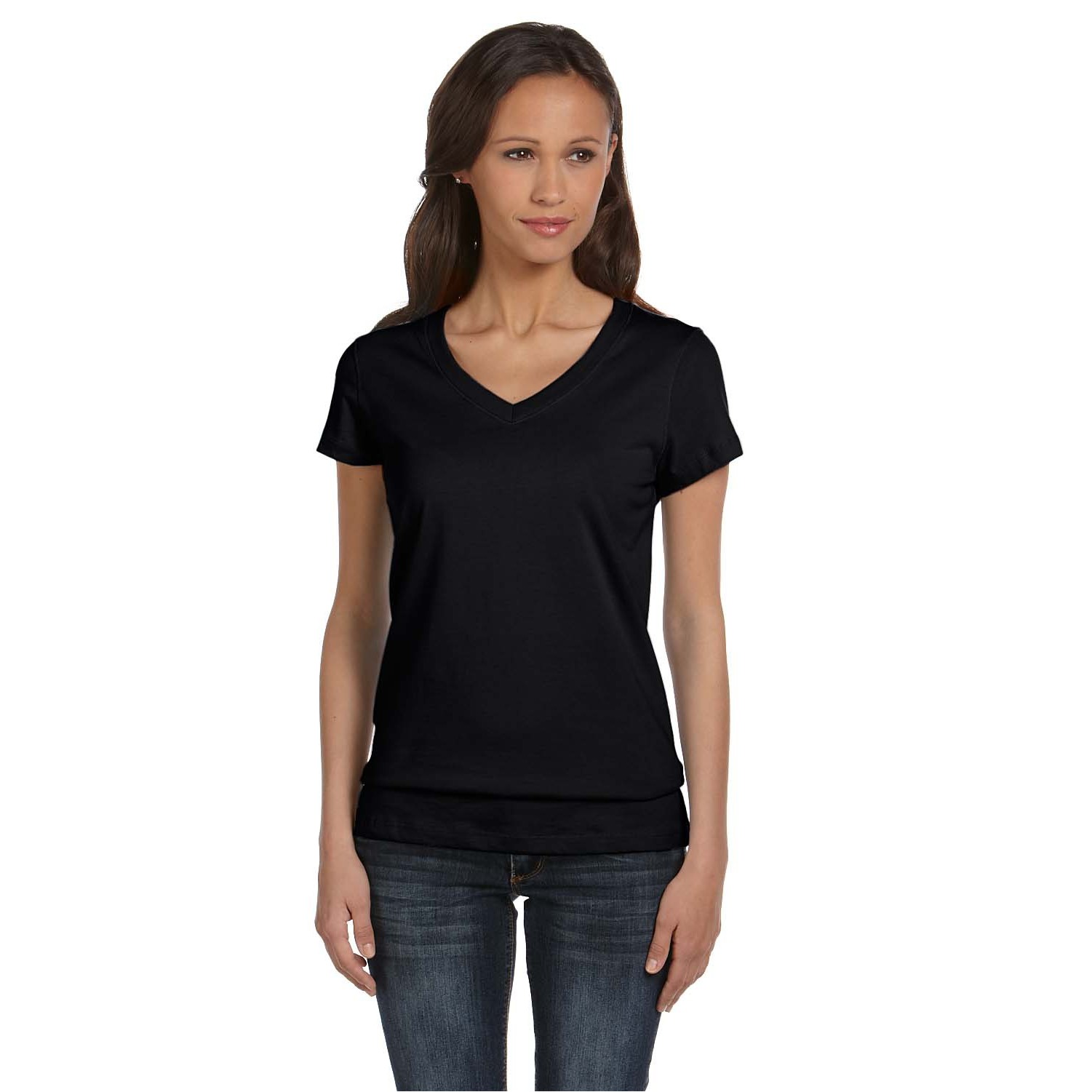 Color Image Apparel - Bella Ladies' Jersey Short-Sleeve V-Neck T-Shirt